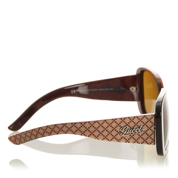 グッチ GG3033 ブラウン プラスチック サングラス レディース GUCCI 【中古】