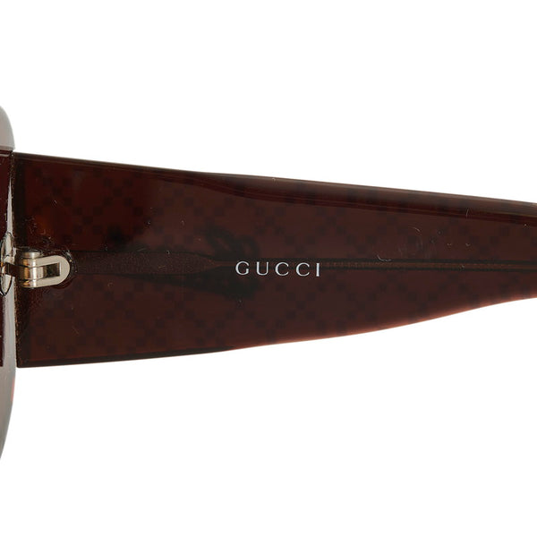グッチ GG3033 ブラウン プラスチック サングラス レディース GUCCI 【中古】