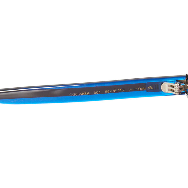 グッチ レッド ブルー プラスチック サングラス メンズ GUCCI 【中古】