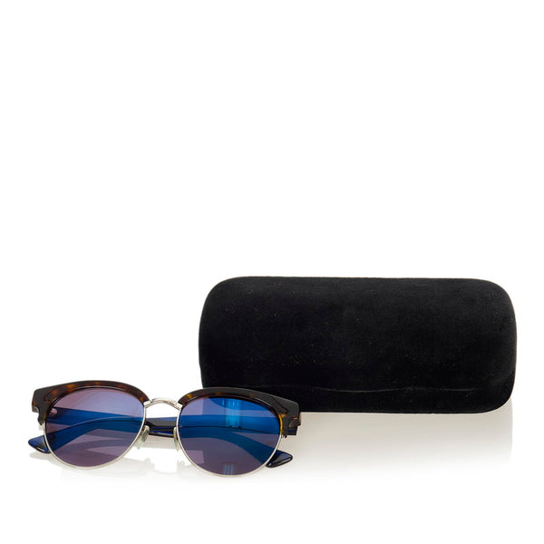 グッチ レッド ブルー プラスチック サングラス メンズ GUCCI 【中古】