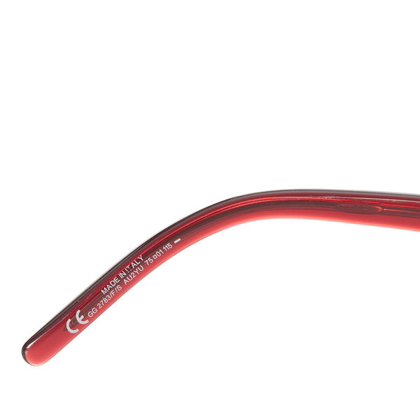 グッチ ブラウン プラスチック サングラス レディース GUCCI 【中古】