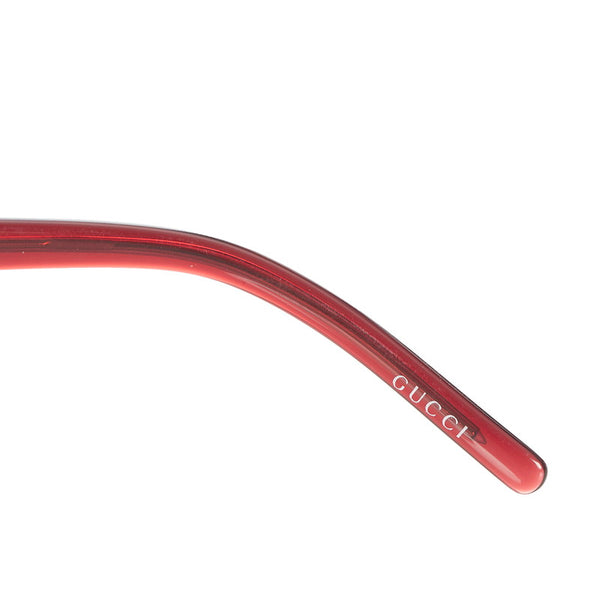 グッチ ブラウン プラスチック サングラス レディース GUCCI 【中古】