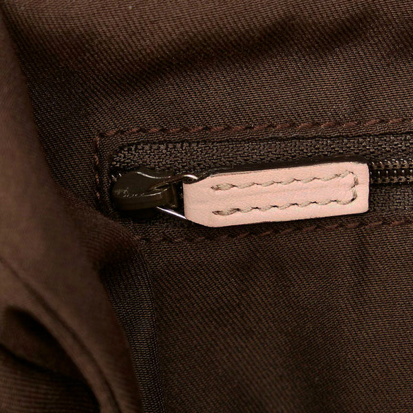 グッチ GGキャンバス アビー 190325 ピンク キャンバス レザー ハンドバッグ ショルダーバッグ 2WAY レディース GUCCI 【中古】