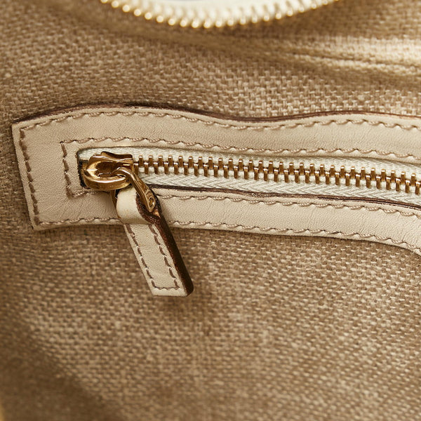 グッチ GG 154395 ベージュ スウェード レザー ワンショルダー レディース GUCCI 【中古】