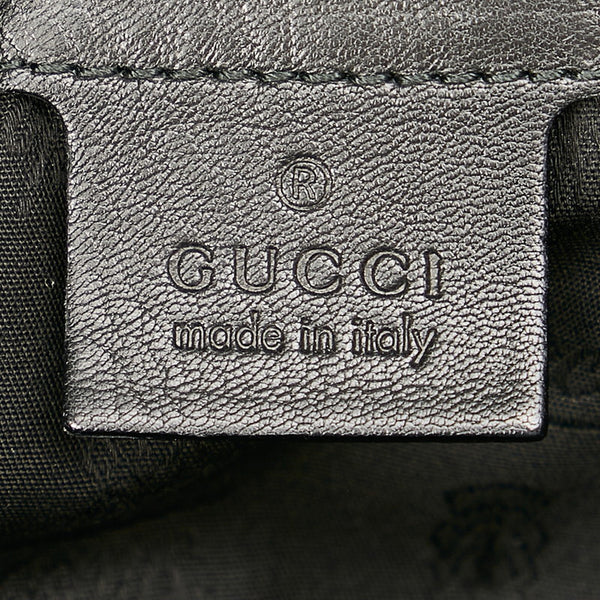 グッチ シエンナクロワッサン タッセル 269940 ブラック レザー チェーン ワンショルダー レディース GUCCI 【中古】
