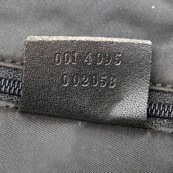 グッチ GGキャンバス バンブー ブラック ブラウン レザー キャンバス ハンドバック ショルダーバック2WAY レディース GUCCI 【中古】