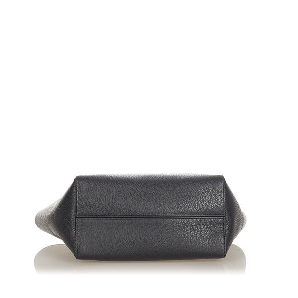 グッチ グッチスウィング 354408 ブラック カーフ トートバッグ レディース GUCCI 【中古】