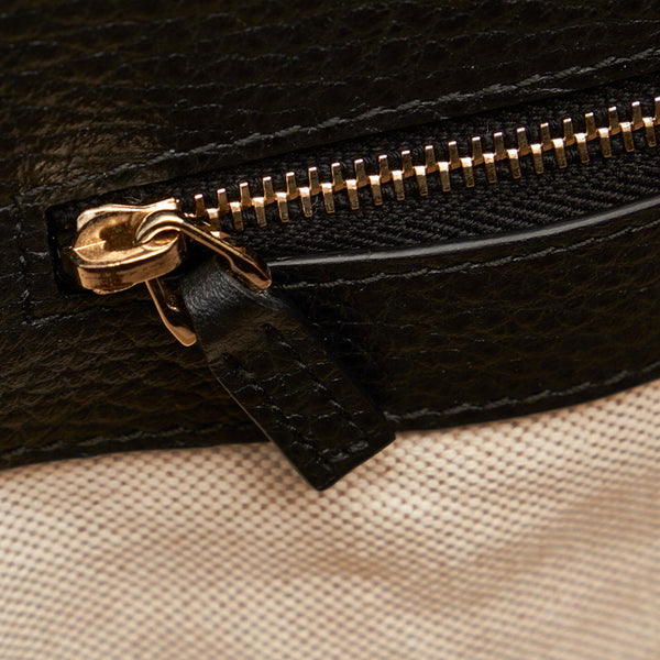 グッチ グッチスウィング 354408 ブラック カーフ トートバッグ レディース GUCCI 【中古】