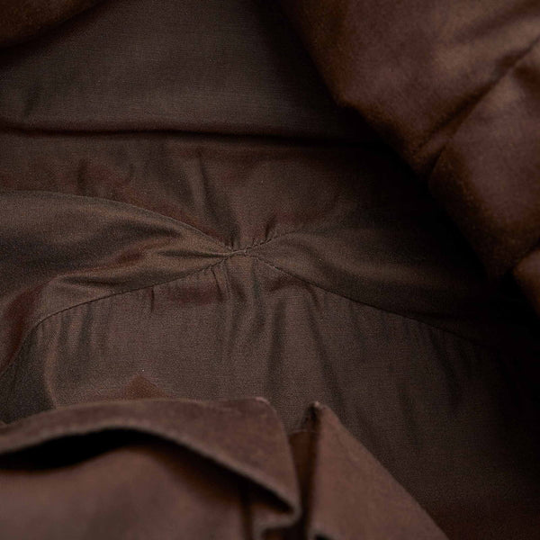 グッチ 341496 ダークブラウン レザー ショルダーバッグ トートバッグ レディース GUCCI 【中古】