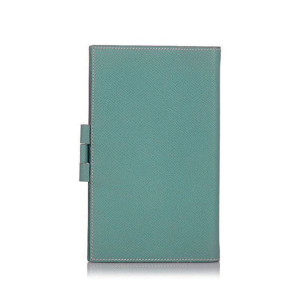 エルメス アジェンダVision ライトブルー シェーブル 手帳カバー レディース HERMES □E刻印 【中古】