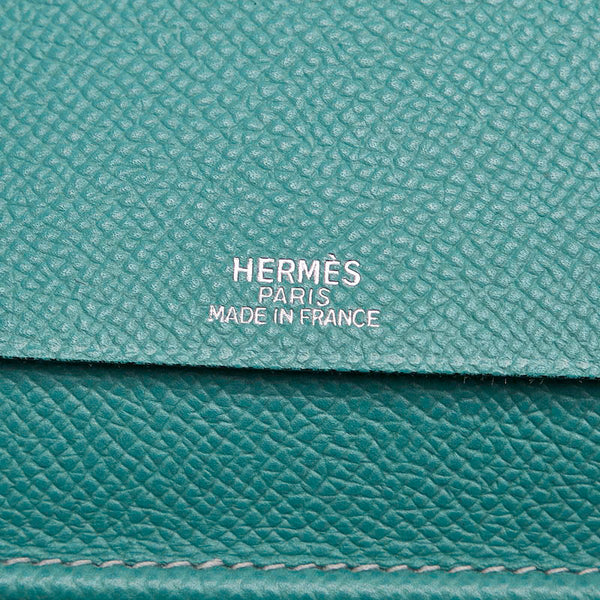エルメス アジェンダVision ライトブルー シェーブル 手帳カバー レディース HERMES □E刻印 【中古】