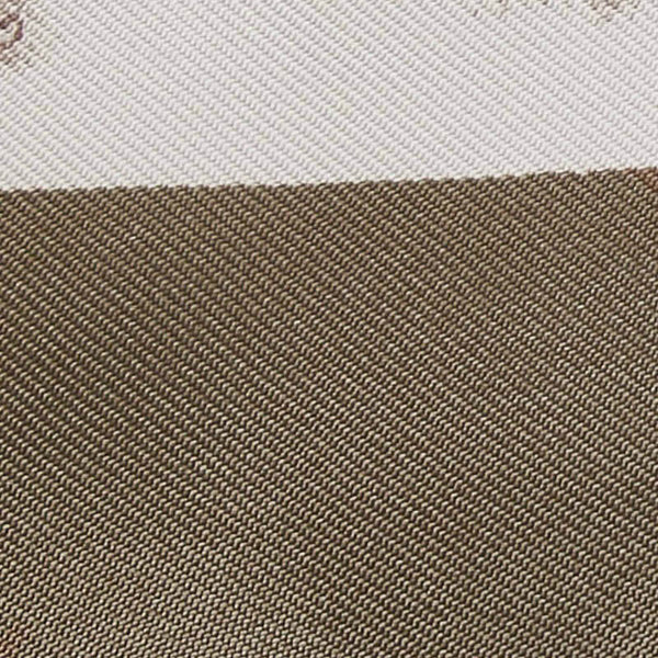 エルメス カレ90 PLUMES 羽根 アイボリー カーキ マルチ シルク スカーフ レディース HERMES 【中古】