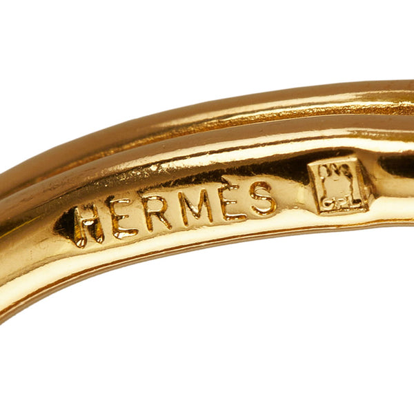 エルメス ゴールド メッキ アタメ スカーフリング レディース HERMES 【中古】