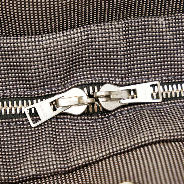 エルメス エールラインMM グレー キャンバス ハンドバッグ レディース HERMES 【中古】