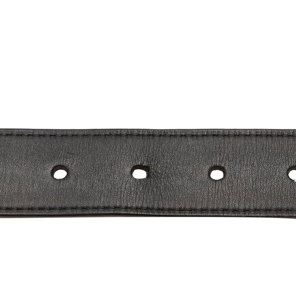 ルイ ヴィトン サンチュールシアトル M6906 ブラック ダークブラウン レザー リバーシブル メンズ LOUIS VUITTON 【中古】