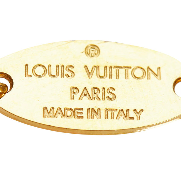ルイ ヴィトン M61083 ゴールド メッキ エセンシャルV ネックレス レディース LOUIS VUITTON 【中古】