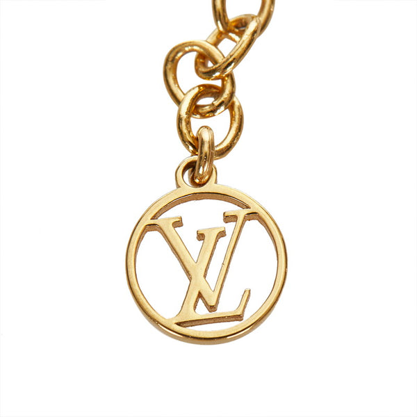 ルイ ヴィトン M61083 ゴールド メッキ エセンシャルV ネックレス レディース LOUIS VUITTON 【中古】
