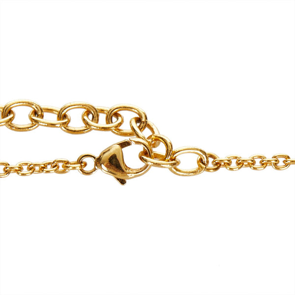 ルイ ヴィトン M61083 ゴールド メッキ エセンシャルV ネックレス レディース LOUIS VUITTON 【中古】