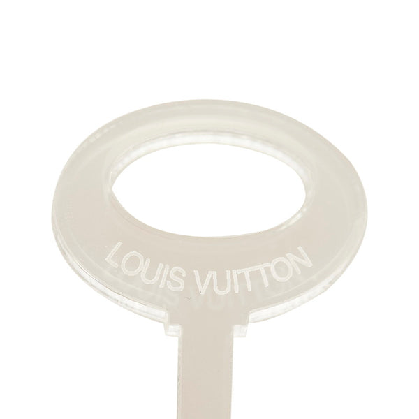ルイ ヴィトン クリア ブラウン プラスチック ノベルティ ネックレス レディース LOUIS VUITTON 【中古】