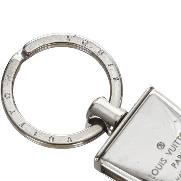 ルイ ヴィトン ダミエ  ポルト クレ ドラゴンヌ アンフィニ イエロー レザー キーリング レディース LOUIS VUITTON 【中古】