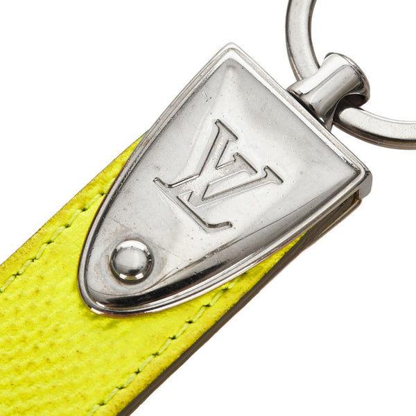 ルイ ヴィトン ダミエ  ポルト クレ ドラゴンヌ アンフィニ イエロー レザー キーリング レディース LOUIS VUITTON 【中古】