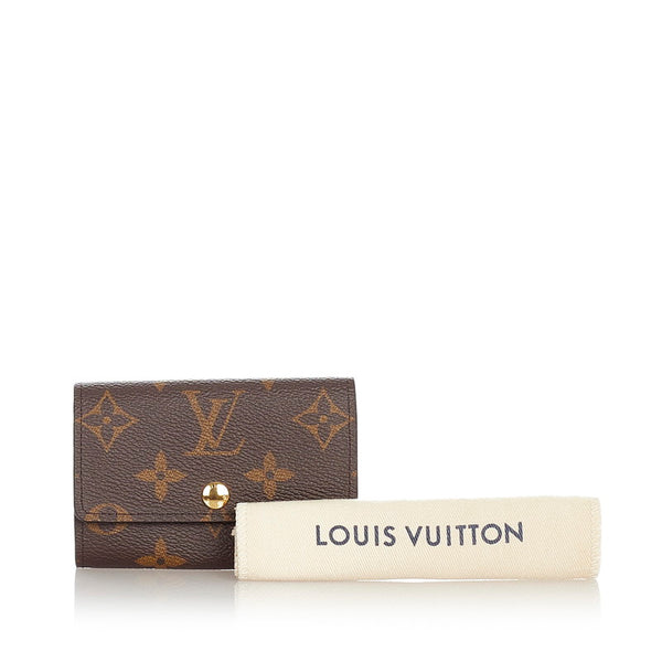 ルイ ヴィトン モノグラム  ミュルティクレ6 M62630 ブラウン PVC レザー キーケース レディース LOUIS VUITTON 【中古】