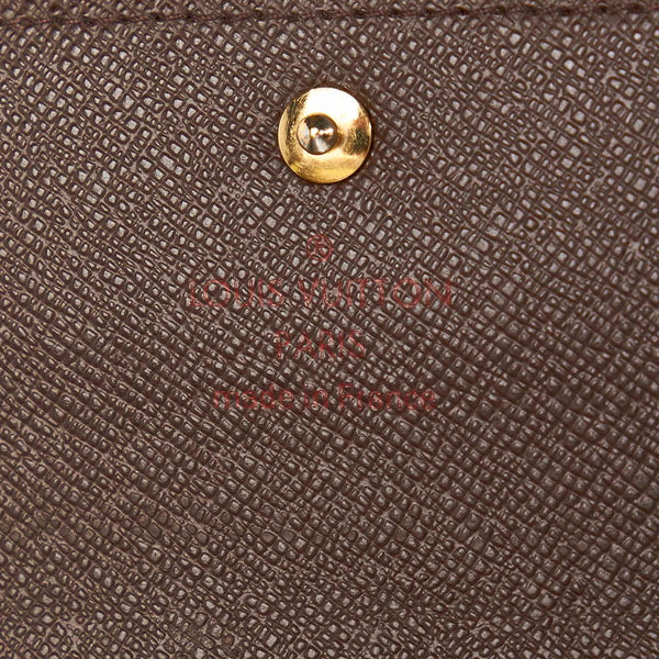 ルイ ヴィトン ダミエ ミュルティクレ N62631 ダークブラウン ベージュ PVC キーケース レディース LOUIS VUITTON 【中古】