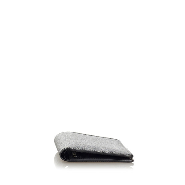 ルイ ヴィトン ダミエ グラフィット ポルトフォイユ レギュラー Ｎ61223 ブラック グレー PVC レザー 二つ折り財布 メンズ LOUIS VUITTON 【中古】