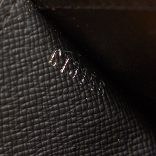 ルイ ヴィトン ダミエ グラフィット ポルトフォイユ レギュラー Ｎ61223 ブラック グレー PVC レザー 二つ折り財布 メンズ LOUIS VUITTON 【中古】