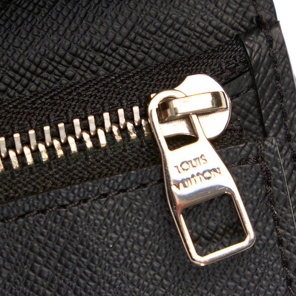 ルイ ヴィトン ダミエ グラフィット ポルトフォイユ レギュラー Ｎ61223 ブラック グレー PVC レザー 二つ折り財布 メンズ LOUIS VUITTON 【中古】