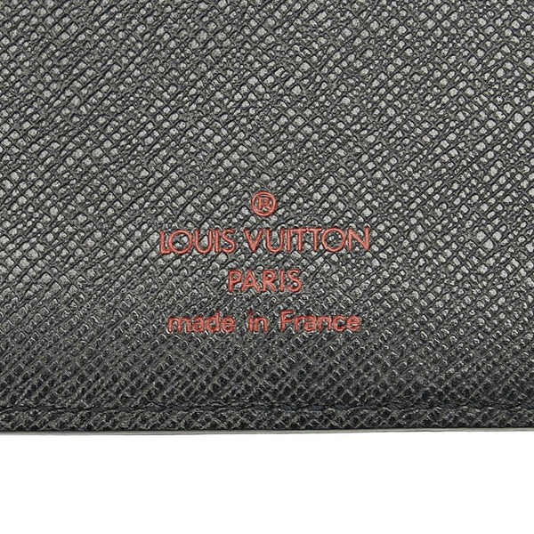 ルイ ヴィトン エピ アジェンダMM R20042 ブラック レザー 手帳カバー メンズ LOUIS VUITTON 【中古】