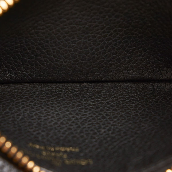 ルイ ヴィトン モノグラム アンプラント ポルトカルト M68339 ブラック レザー コインケース レディース LOUIS VUITTON 【中古】