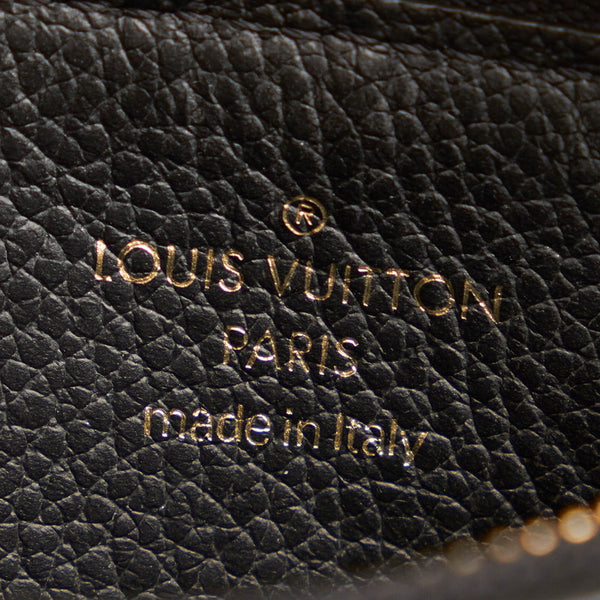 ルイ ヴィトン モノグラム アンプラント ポルトカルト M68339 ブラック レザー コインケース レディース LOUIS VUITTON 【中古】