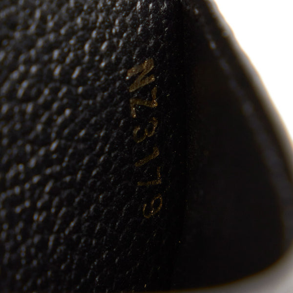 ルイ ヴィトン モノグラム アンプラント ポルトカルト M68339 ブラック レザー コインケース レディース LOUIS VUITTON 【中古】