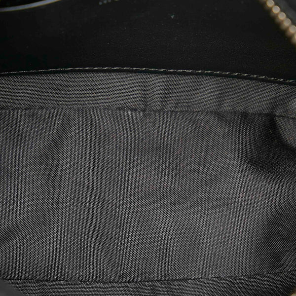 マルベリー ブラック レザー ショルダーバッグ レディース MULBERRY 【中古】