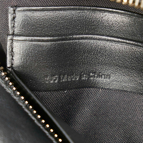 マルベリー ブラック レザー ショルダーバッグ レディース MULBERRY 【中古】