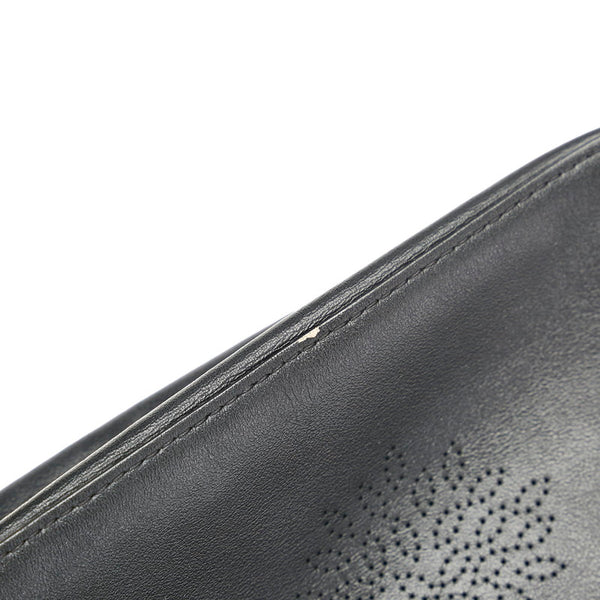 マルベリー ブラック レザー ショルダーバッグ レディース MULBERRY 【中古】