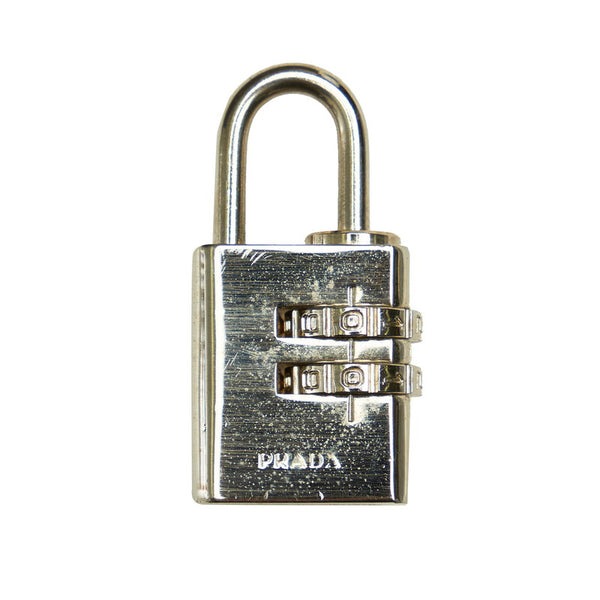 プラダ サフィアーノ グレー カーフ ビジネスバッグ メンズ PRADA 【中古】