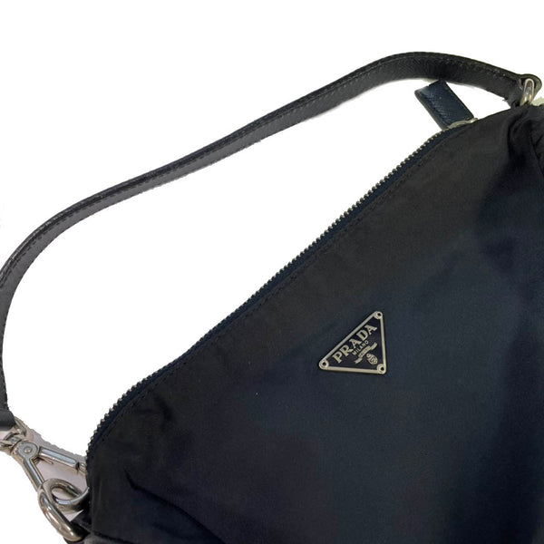 プラダ ポコノ ネイビー ナイロン ワンショルダーバッグ レディース PRADA 【中古】