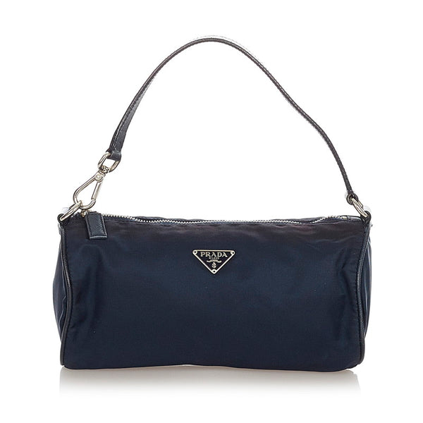 プラダ ポコノ ネイビー ナイロン ワンショルダーバッグ レディース PRADA 【中古】