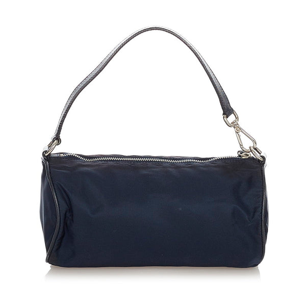 プラダ ポコノ ネイビー ナイロン ワンショルダーバッグ レディース PRADA 【中古】