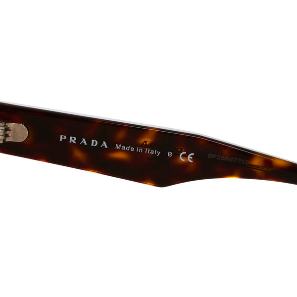 プラダ SPR 10R F ライトグレー ブラウン プラスチック サングラス レディース PRADA 【中古】