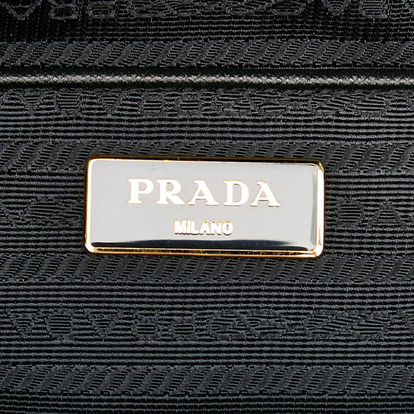 プラダ ポコノ BN2106 ブラック ナイロン レザー ハンドバッグ ショルダーバッグ 2WAY レディース PRADA 【中古】