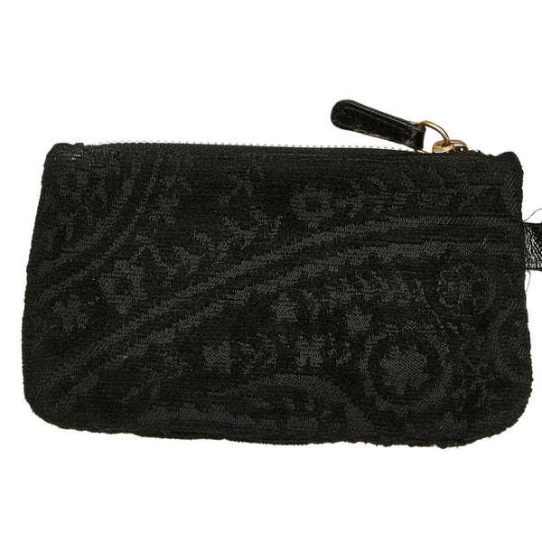 ステラマッカートニー ブラック ゴールド コットン エナメル ハンドバッグ レディース Stella McCartney 【中古】