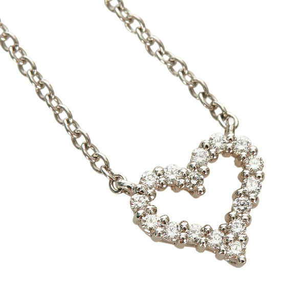 ティファニー Pt950 プラチナ センチメンタル　ハート ネックレス レディース TIFFANY&Co. 【中古】