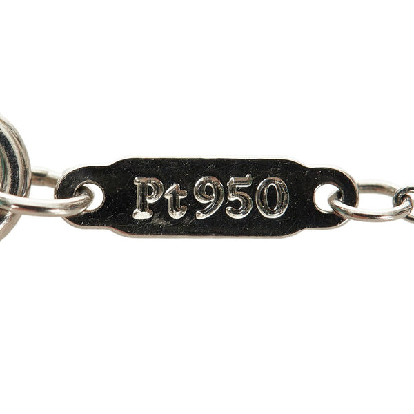 ティファニー Pt950 プラチナ センチメンタル　ハート ネックレス レディース TIFFANY&Co. 【中古】