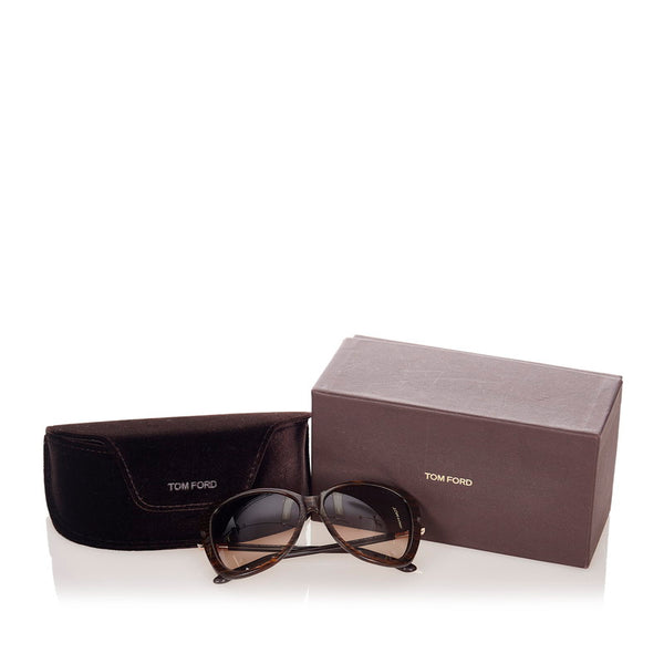 トムフォード サングラス TF324 ブラウン プラスチック レディース TOM FORD 【中古】