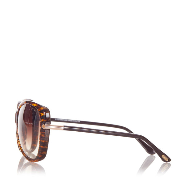 トムフォード サングラス TF324 ブラウン プラスチック レディース TOM FORD 【中古】