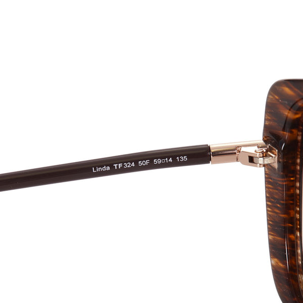 トムフォード サングラス TF324 ブラウン プラスチック レディース TOM FORD 【中古】