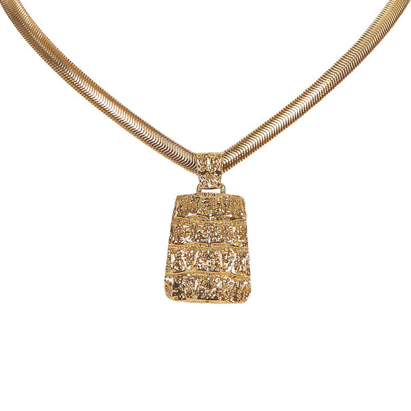 サンローラン ゴールド メッキ ネックレス レディース SAINT LAURENT 【中古】